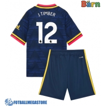 Fotballdrakt Barn Arsenal Jurrien Timber #12 Bortedraktsett 2026-27 Kortermet (+ Korte bukser)